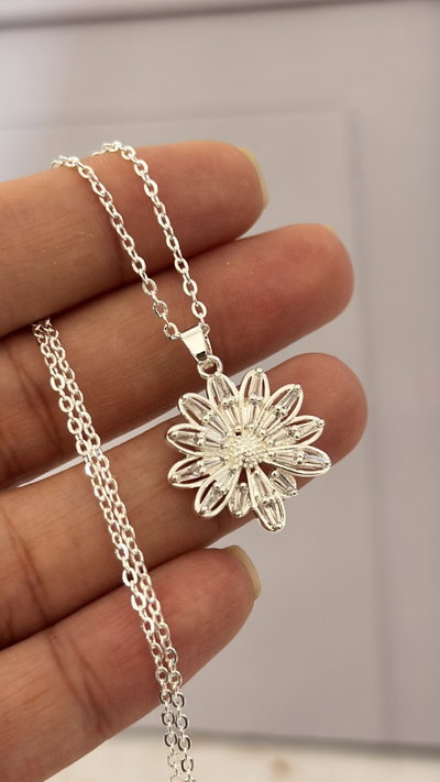 Collar Flor Cristal AB