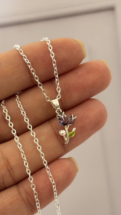 Collar Tulipan Lila AB