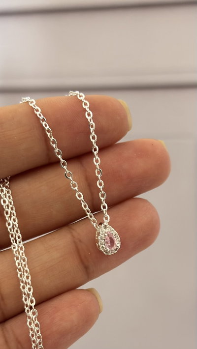 Collar Luzmi Rosa y Micropave AB