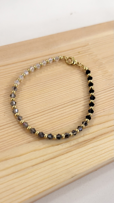 Pulsera Cristal Negro AD