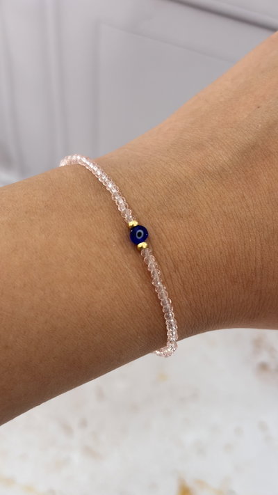 Pulsera Ojito Turco Rosa AD