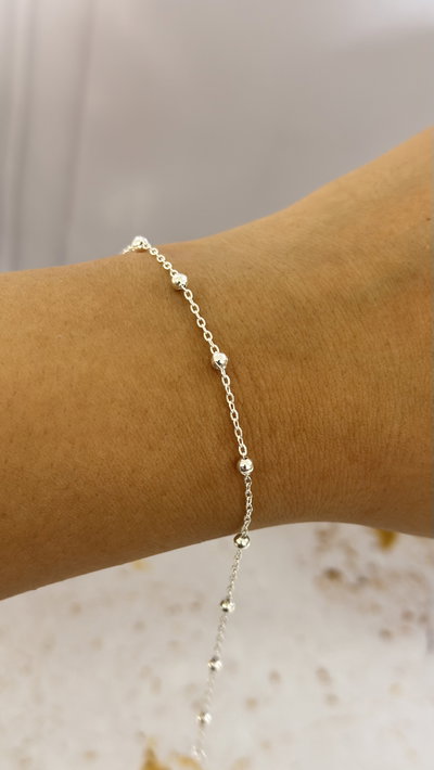 Pulsera Bolitas 2mm AB