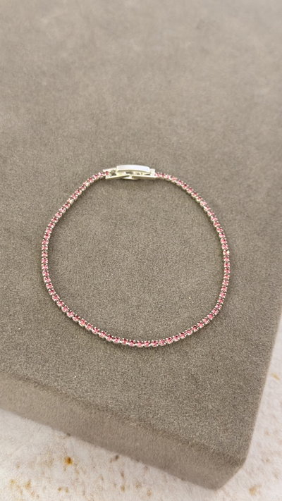 Pulsera Strass Rosa AB