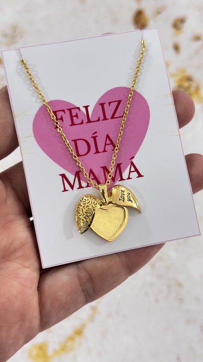 Collar Corazon I Love You AD