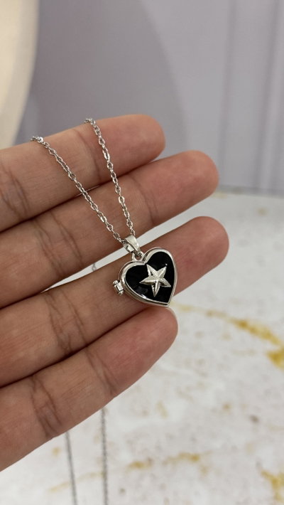 Collar Corazon y Estrella AQ
