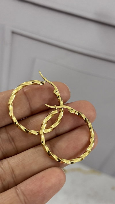 Argollas Torzada 30mm AD