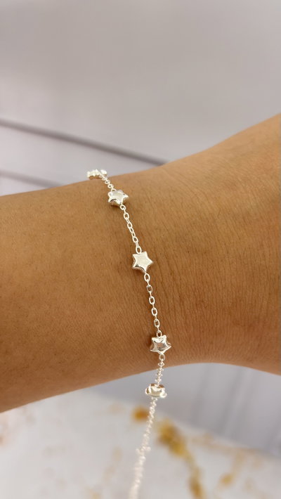 Pulsera Estrellitas Infladas AB