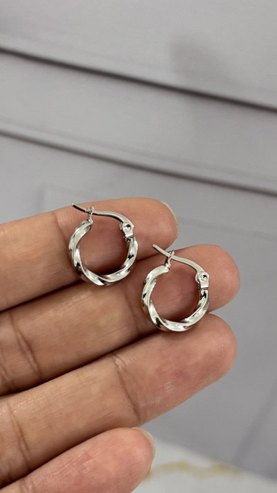Argollas Torzada 15mm AQ