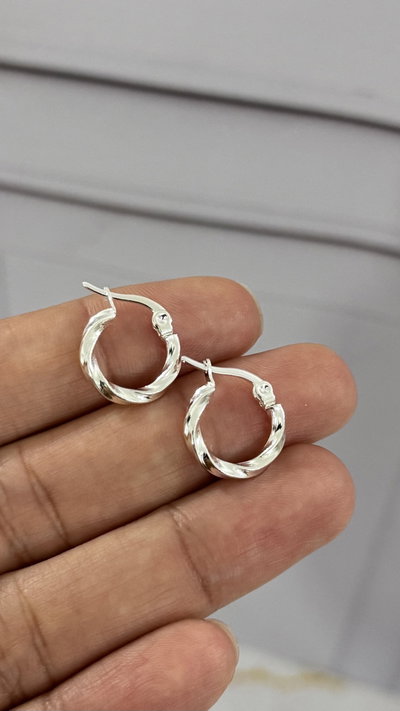 Argollas Torzada 15mm AB