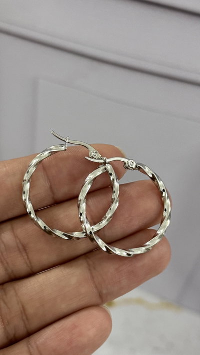 Argollas Torzada 30mm AQ