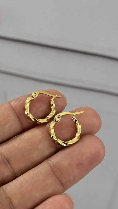 Argollas Torzada 15mm AD