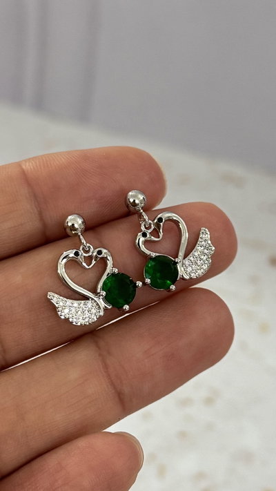 Aros Pasante Cisnes Verde AQ