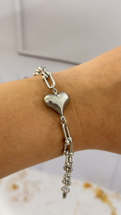 Pulsera Corazon AQ