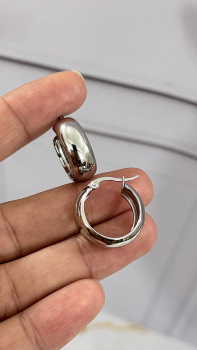 Argollas Cubanas 22x0.8mm AQ