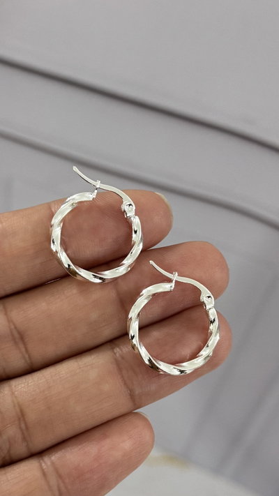 Argollas Torzada 20mm AB