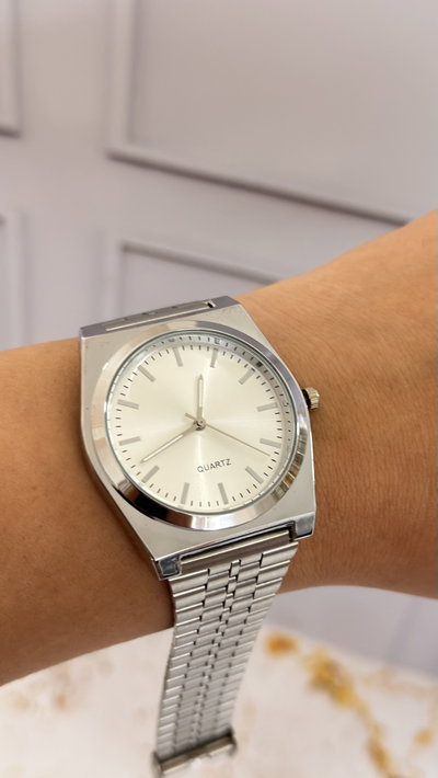 Reloj Malla Metalica Gris