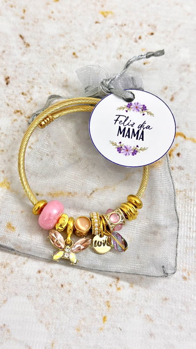 Pulsera Pandora + bolsa y tarjeta