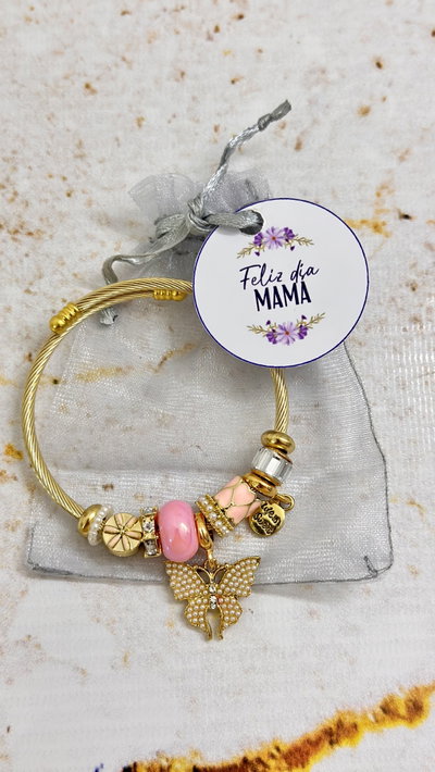 Pulsera Pandora + bolsa y tarjeta