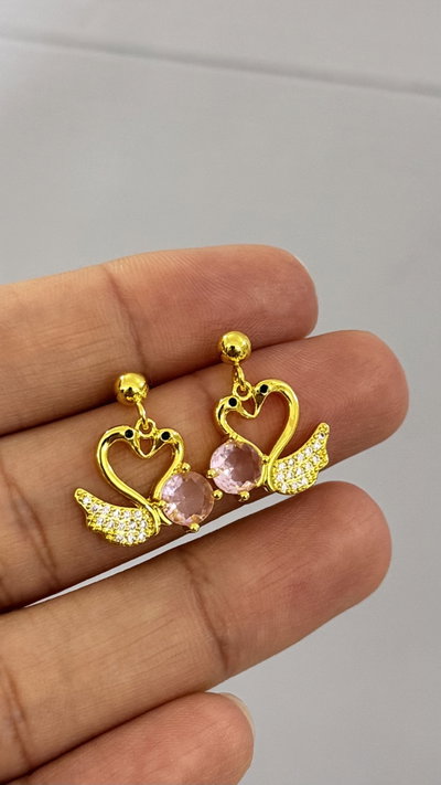 Aros Pasante Cisnes Rosa AD