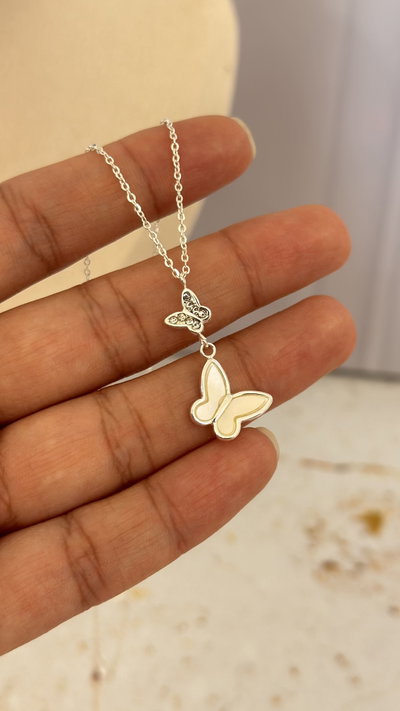Collar Mariposa Doble AB