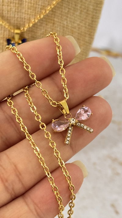 Conjunto Moñito Rosa AD