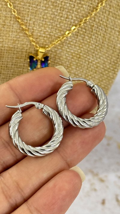 Argollas Malena AQ 25mm