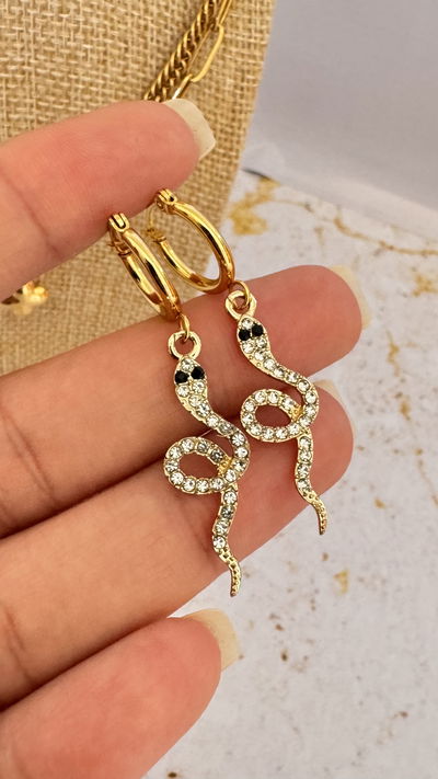 Aros Snake Strass AD