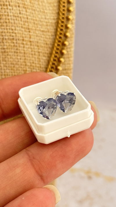 Abridor Corazón Cubic Violeta
