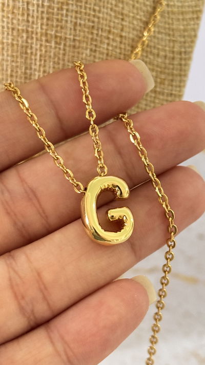 Collar Letra G Inflada AD