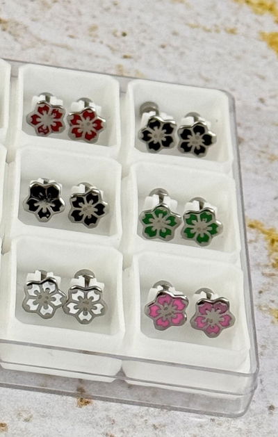 Abridor Flor Esmaltada AQ 
