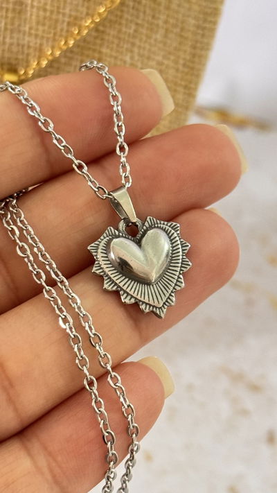Collar Corazòn AQ 