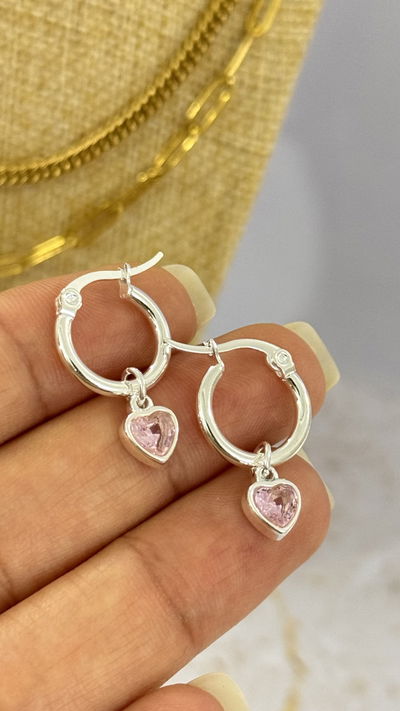 Aros Corazón Rosa AB