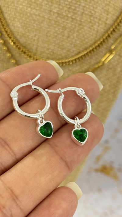 Aros Corazón Verde AB