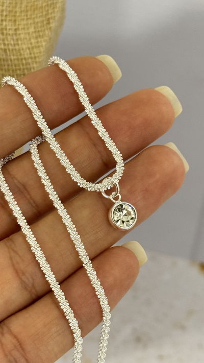 Collar Cubic Cristal AB