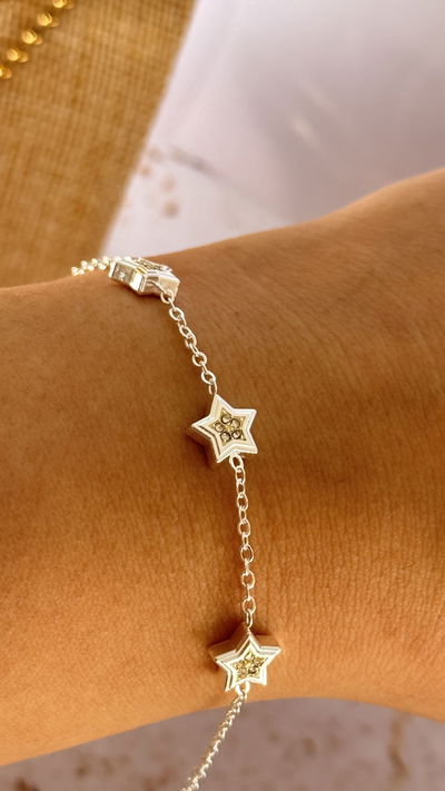 Pulsera Estrellas Strass AB