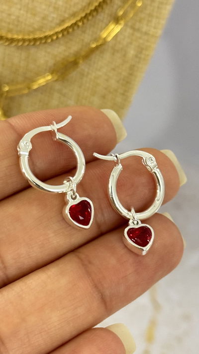 Aros Corazón Rojo AB