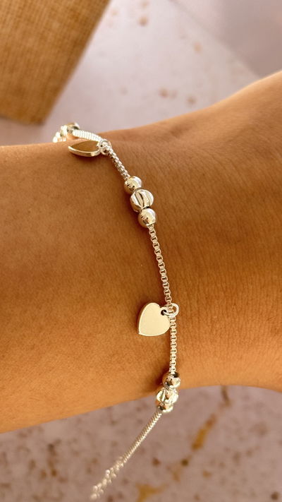 Pulsera Corazones AB
