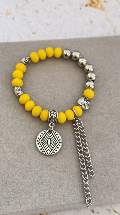 Pulsera Amarilla Monedita 