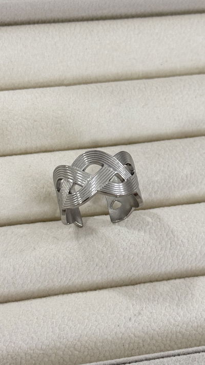 Anillo Entrelazado AQ T.18