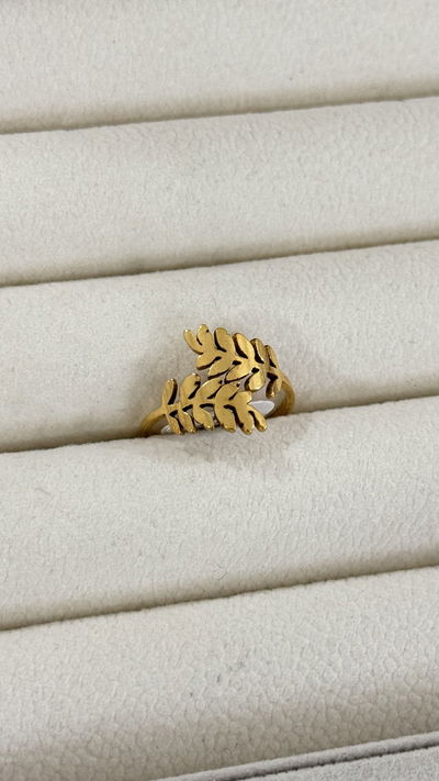 Anillo Hojitas AD 