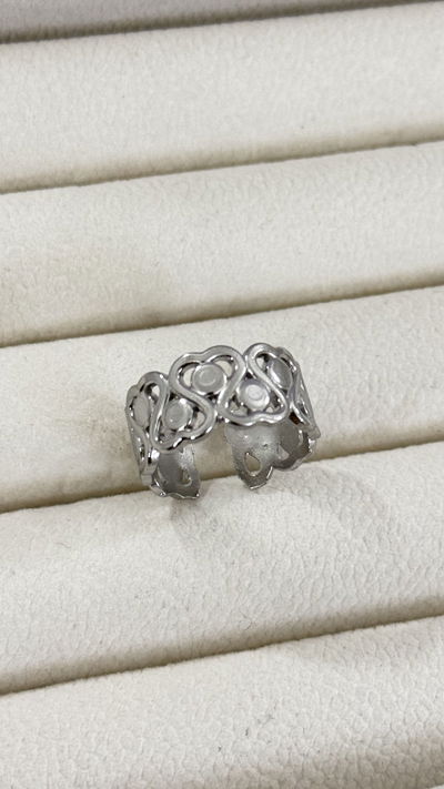 Anillo Corazones AQ T.18