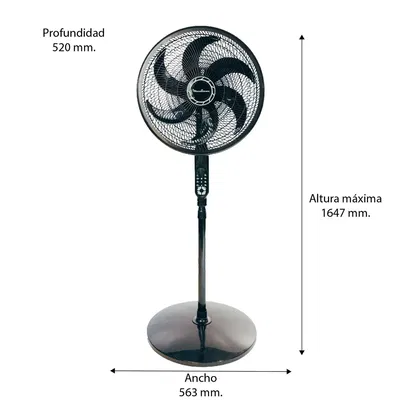 Ventilador de Pie Digital 20" Moulinex VE4081B2