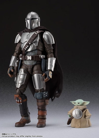 The Mandalorian & Grogu - Star Wars - S.H. Figuarts - Bandai