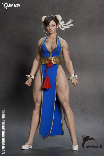 Chun Li 1/6 Blue Suit - Street Fighter - Combat Goddess - Play Toy