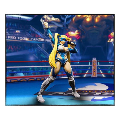 Rainbow Mika No.06 - Street Fighter V - S.H. Figuarts - Bandai