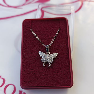Collar mariposa strass