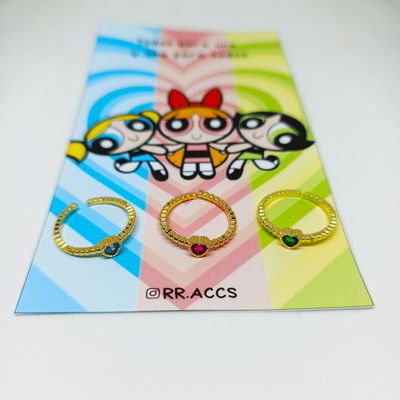 Anillos chicas Superpoderosas 