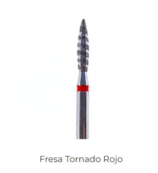 Fresa - DIAMANTE Unicornio/Tornado Roja 10.2