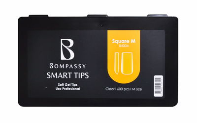 Bompassy - Soft Nail Gel Tips Square M X 600PCS