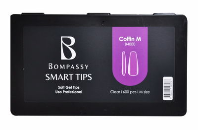 Bompassy - Soft Nail Gel Tips Coffin M X 600PCS